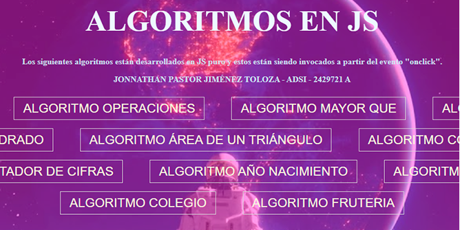 Ejercicio de algoritmos